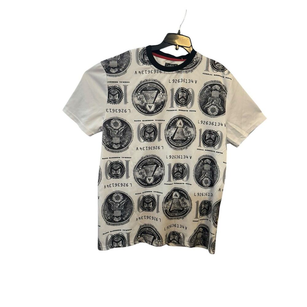 G-Net Money 100 Dollars Bills Mens T Shirt XXL